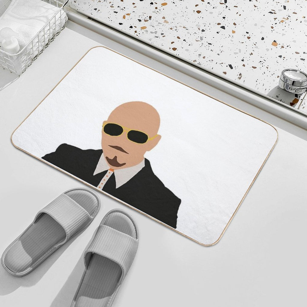 Mr Worldwide Drawing  Non-Slip Bath Mat