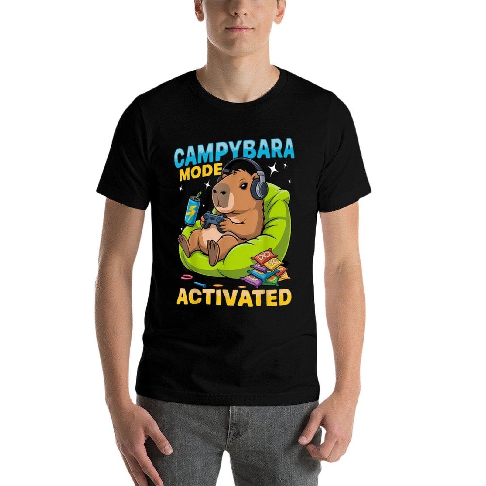 Capybara Gamer Gaming  Slim-fit Cut T-Shirt