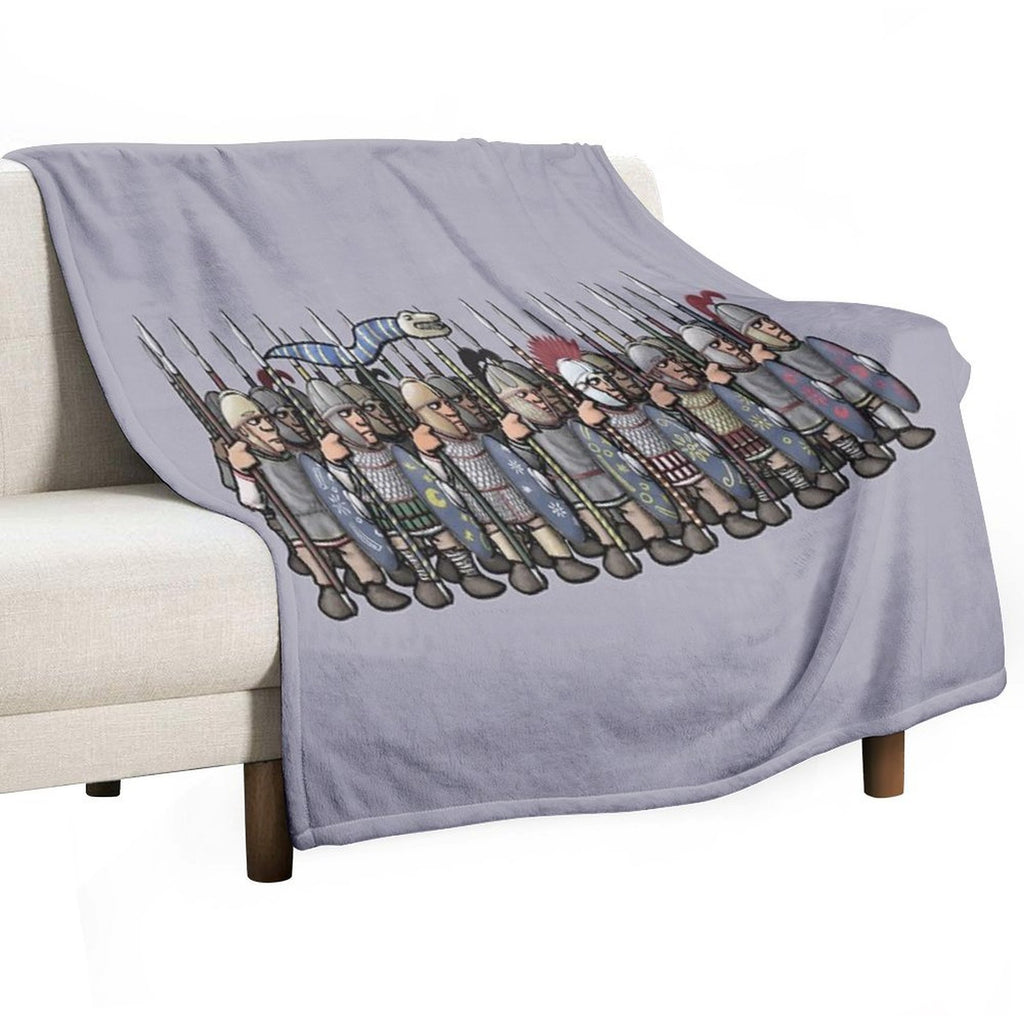 Late Roman Infantry Multi-functional Throw Blanket