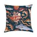Pompeii Marine Mosaic Soft Luxury Feel Throw Pillow