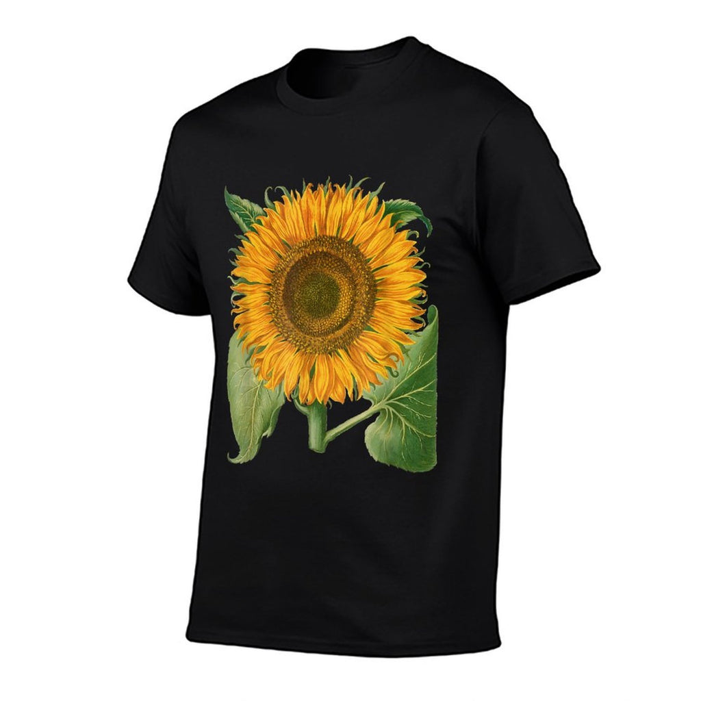Vintage Giant Sunflower, Summer Garden Flower  Soft T-Shirt