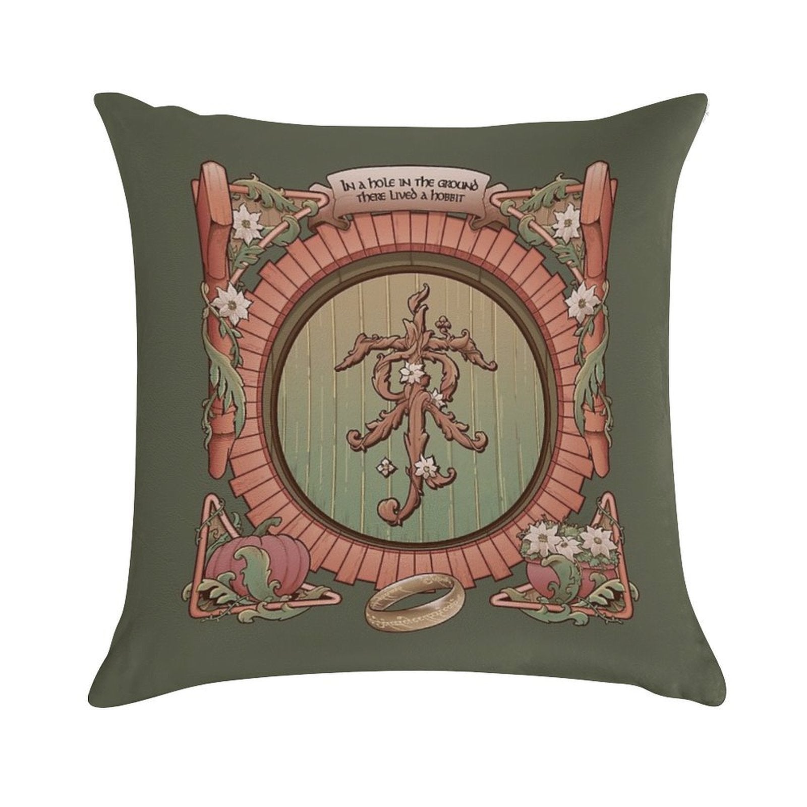 A Hole In The Ground Soft Easy Maintenance Throw Pillow