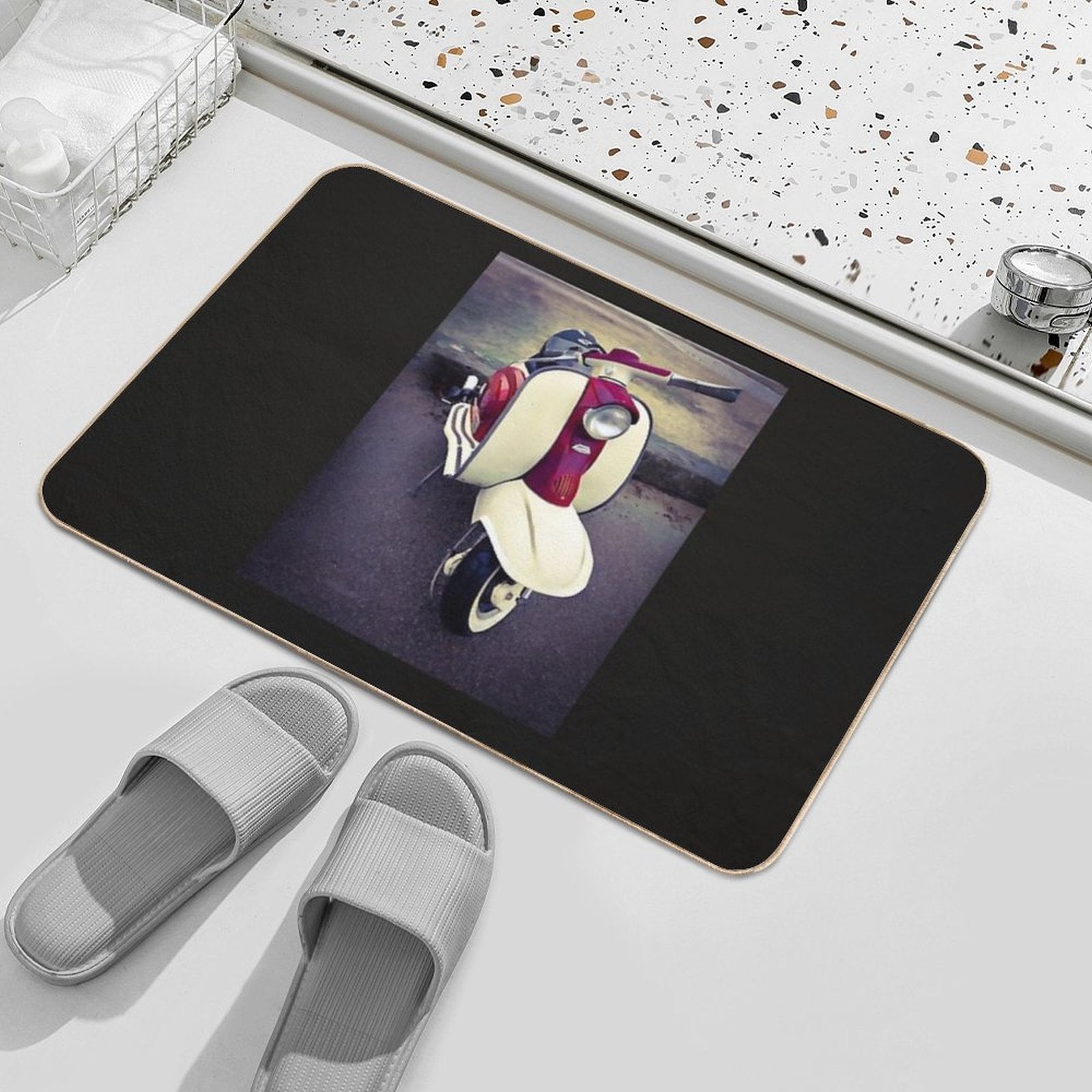 Lambretta  Repositionable Bath Mat