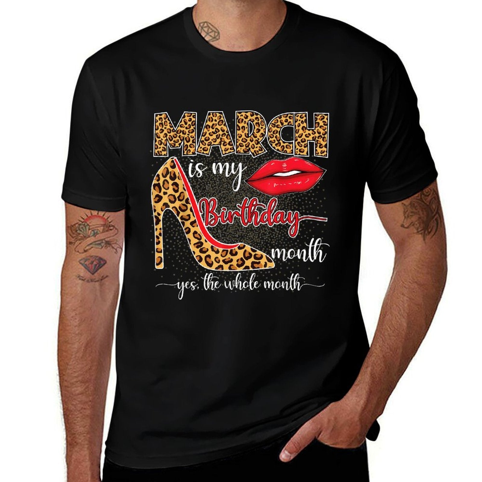 March Is My Birthday Yes The Whole Month Girls Women  Breathable T-Shirt