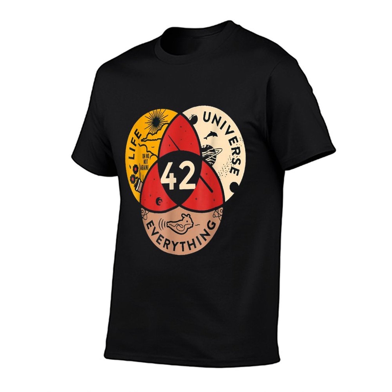 42 Answer To Life Universe And Everything Science Vintage  High-quality Stitching T-Shirt