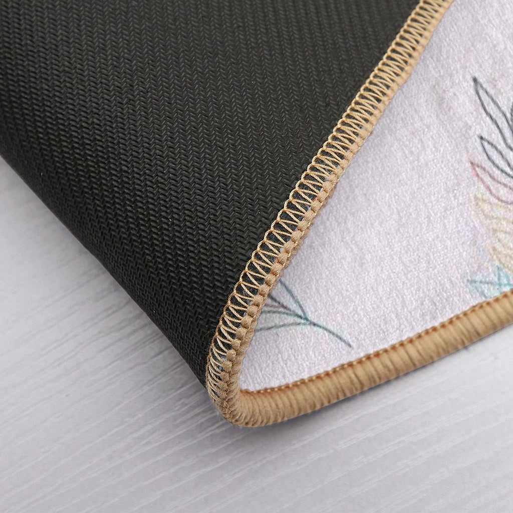Blushing Botanicals  Easy To Clean Bath Mat