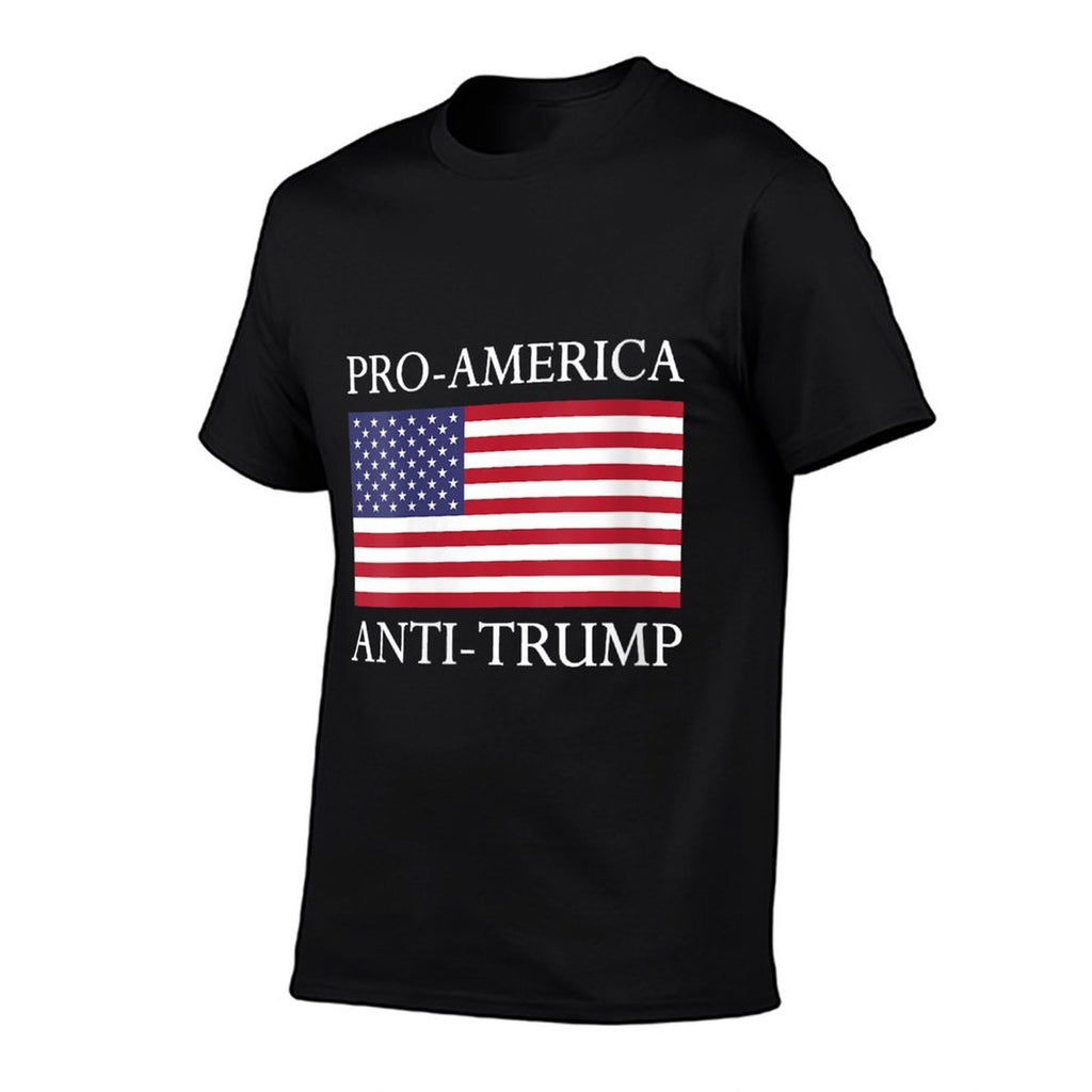 Womens Pro-America Anti-Trump - American USA Resist  Relaxed-fit T-Shirt