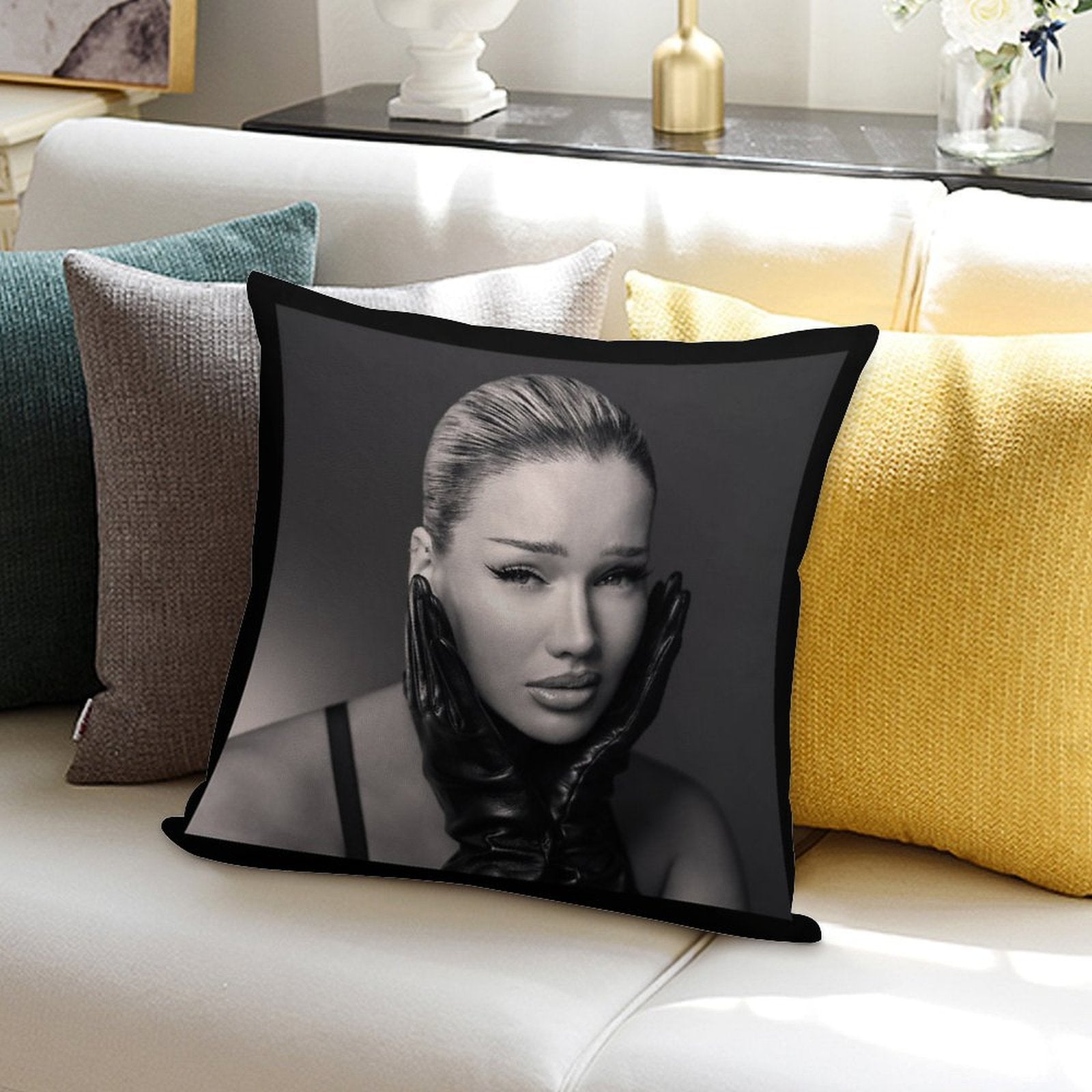 Shirin David - BBR Soft Fade-Resistant Throw Pillow