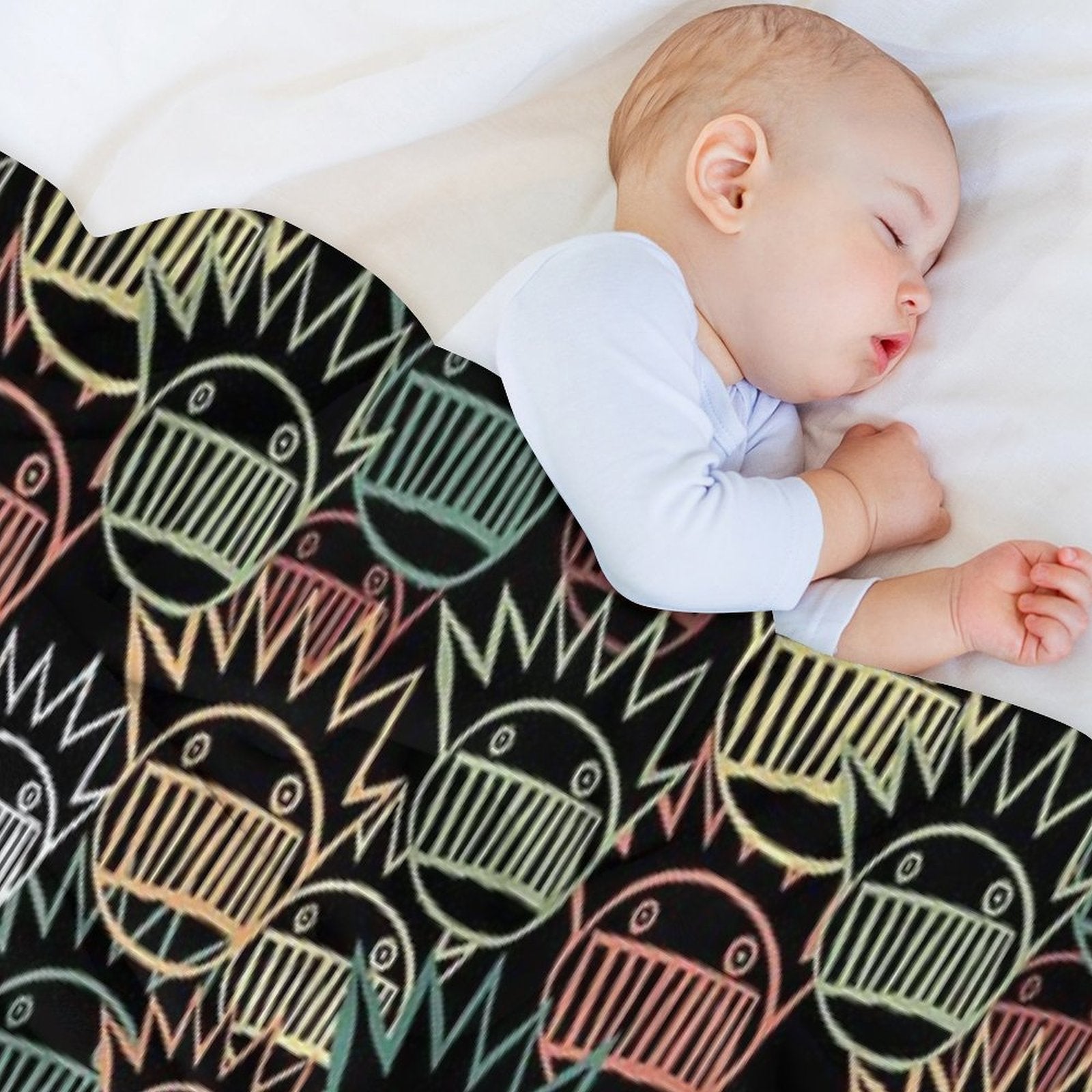 Boognish Pattern Comfort Throw Blanket