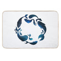 Aquatic Galaxy  Easy To Clean Bath Mat