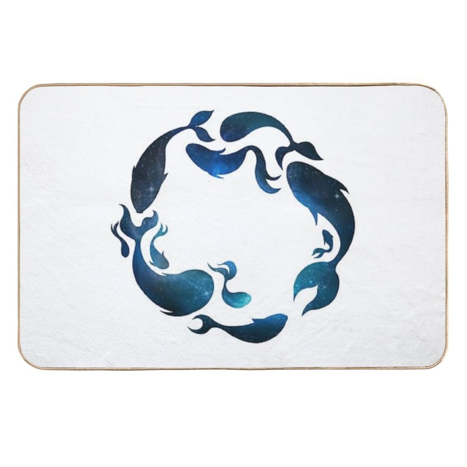 Aquatic Galaxy  Easy To Clean Bath Mat