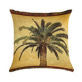 Tropical Retro Palm Tree Vintage Hawaiian Palms Soft Ultra-Soft Texture Throw Pillow