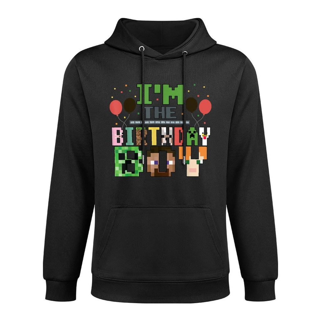 I'm The Birthday Boy Gamer Pixel Video Game Birthday Party Moisture-Wicking Hoodie
