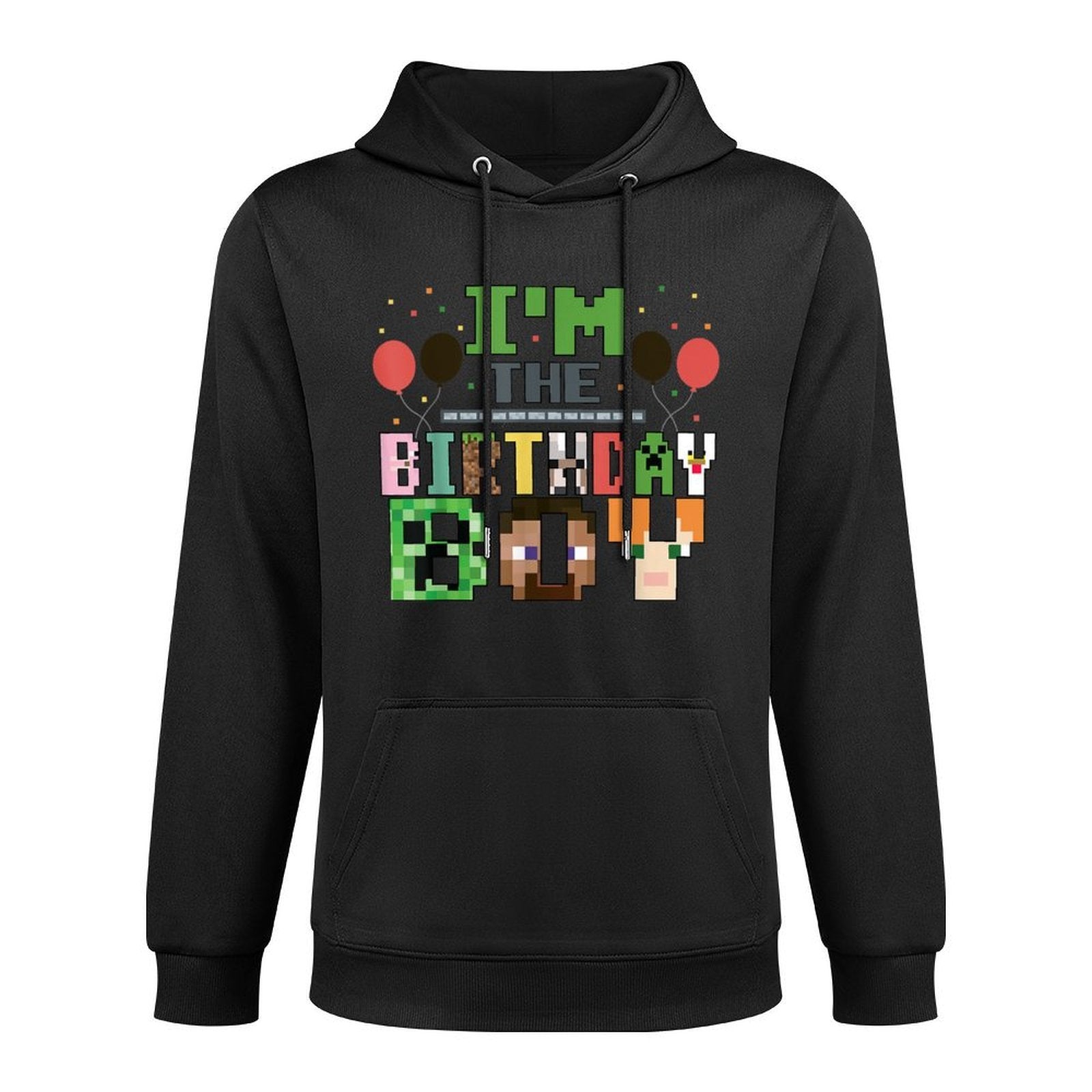 I'm The Birthday Boy Gamer Pixel Video Game Birthday Party Moisture-Wicking Hoodie