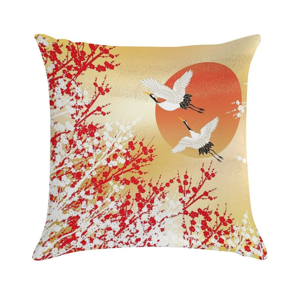 Japan 2 Soft Shrink-Resistant Throw Pillow