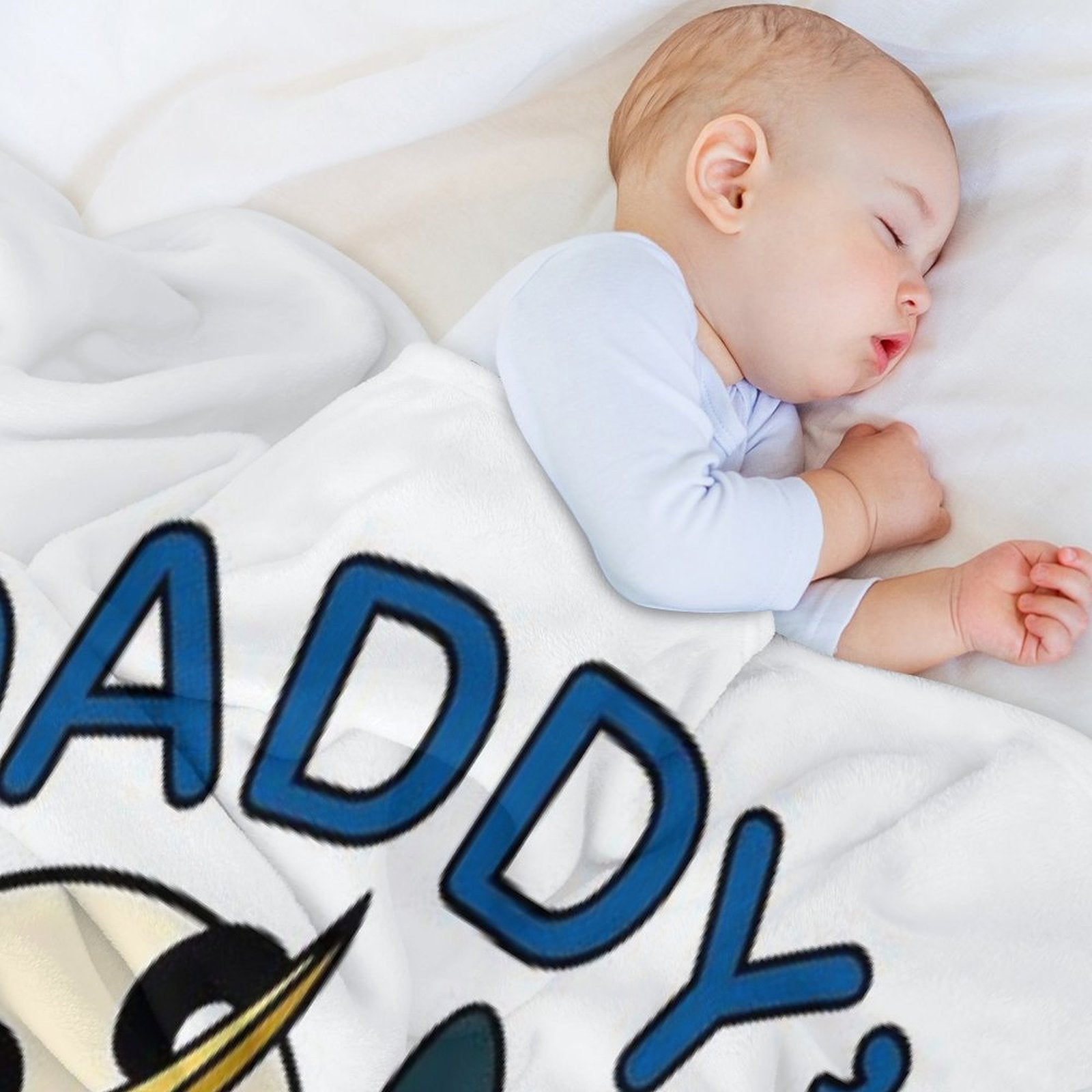 Daddy's Little Fatty - Gunter Adventure Time Plush Throw Blanket