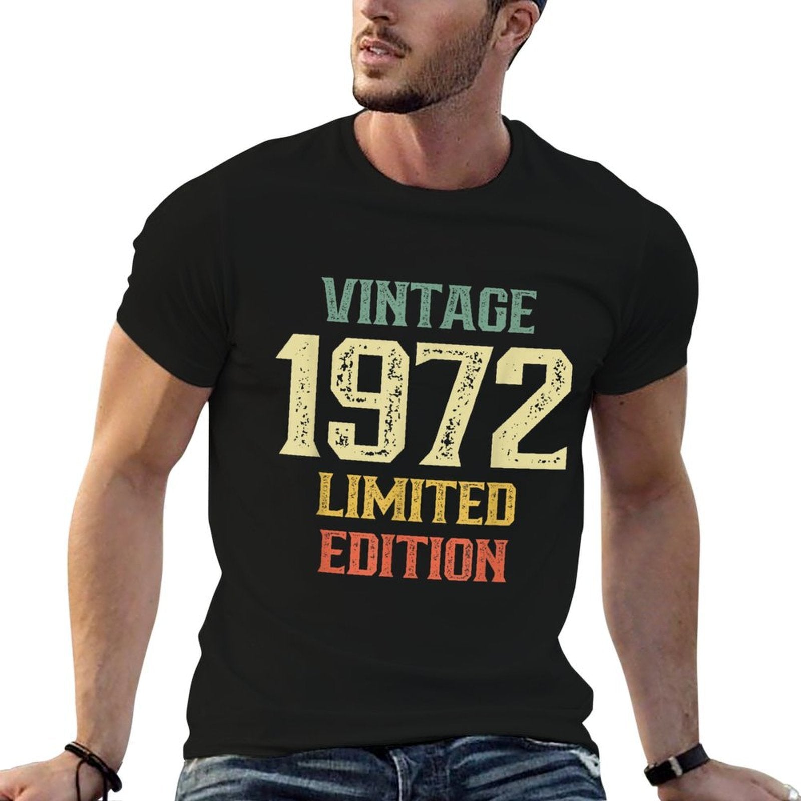 Vintage 1972 Limited Edition 50 Year Old Funny 50th Birthday  Vintage-inspired T-Shirt