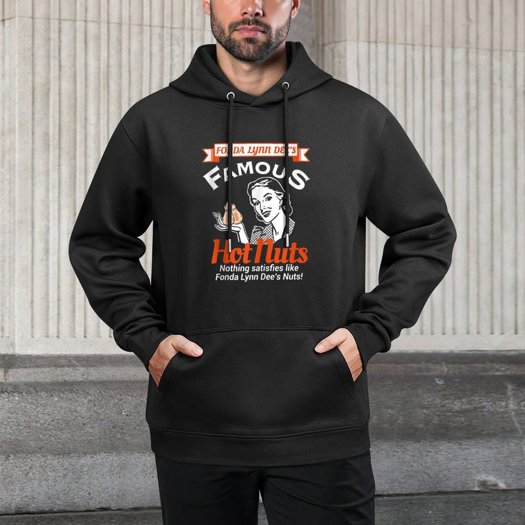 Fonda Lynn Dees Nuts Satisfies Funny Adult Humor All-Day Comfort Hoodie