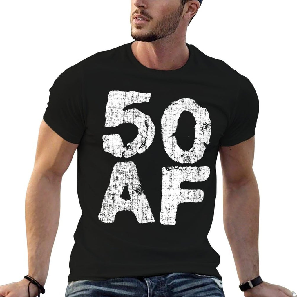 Vintage 50 AF Funny Born in 1969 50th Birthday  Durable T-Shirt