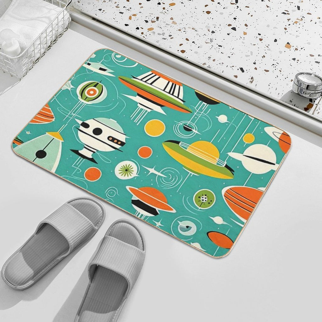 Atomic Bombs  Repositionable Bath Mat