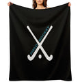 Field Hockey Gift-ready Throw Blanket