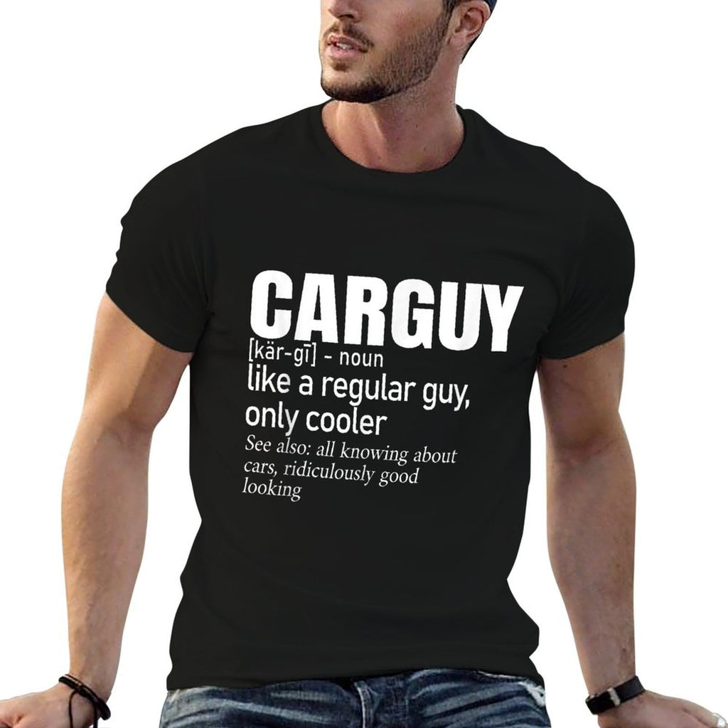 Car Guy Definition  Mechanic & Auto Racing  Mens  Durable T-Shirt