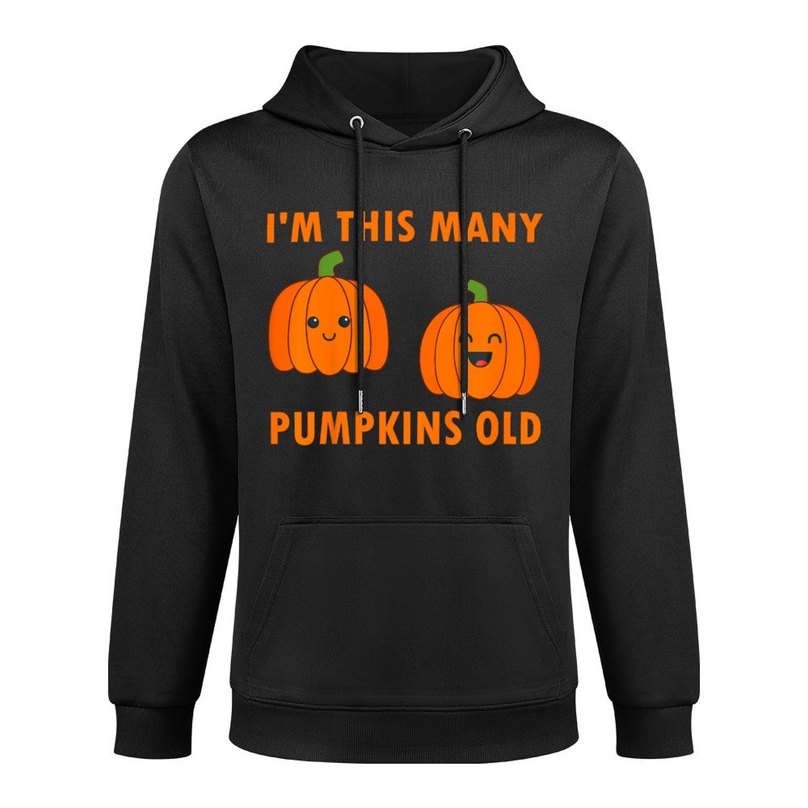 Kids 2 Year Old Boy Pumpkin Halloween 2nd Birthday Kids Cotton-Polyester Blend Hoodie