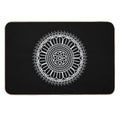 Bohemian Mandala Art.  Repositionable Bath Mat