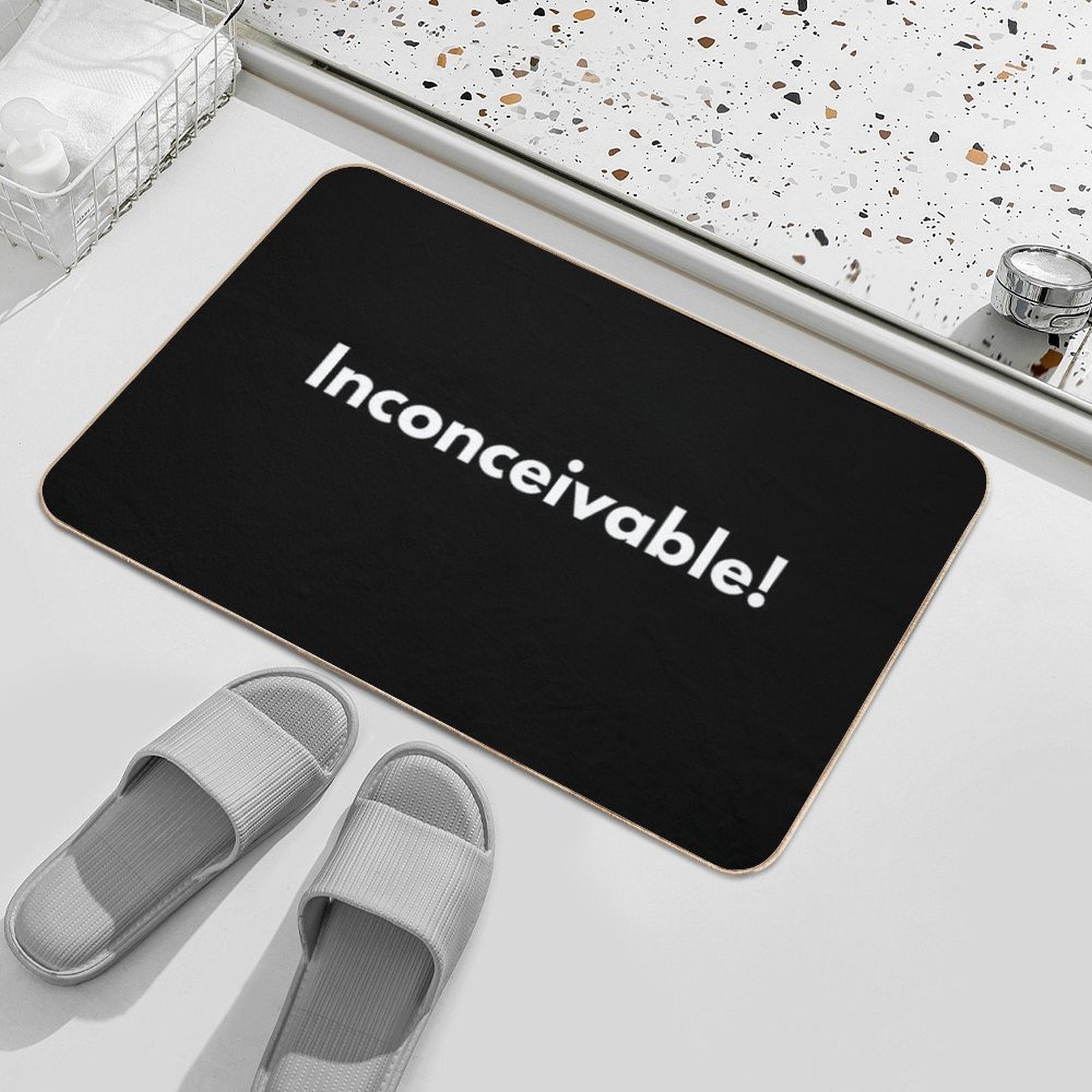 Inconceivable!  Slip-Resistant Bath Mat
