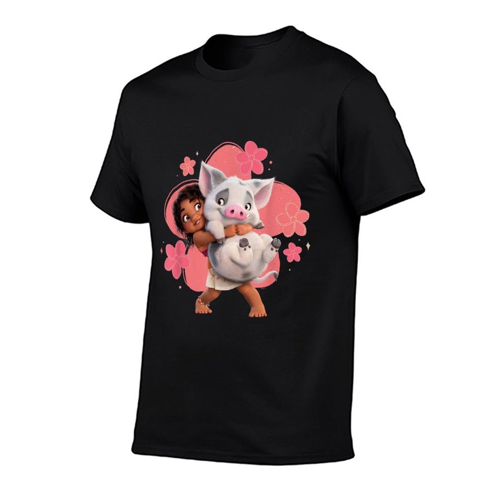 Disney Moana 2 Little Sister Simea And Pua Island Friends  Summer-ready Fabric T-Shirt