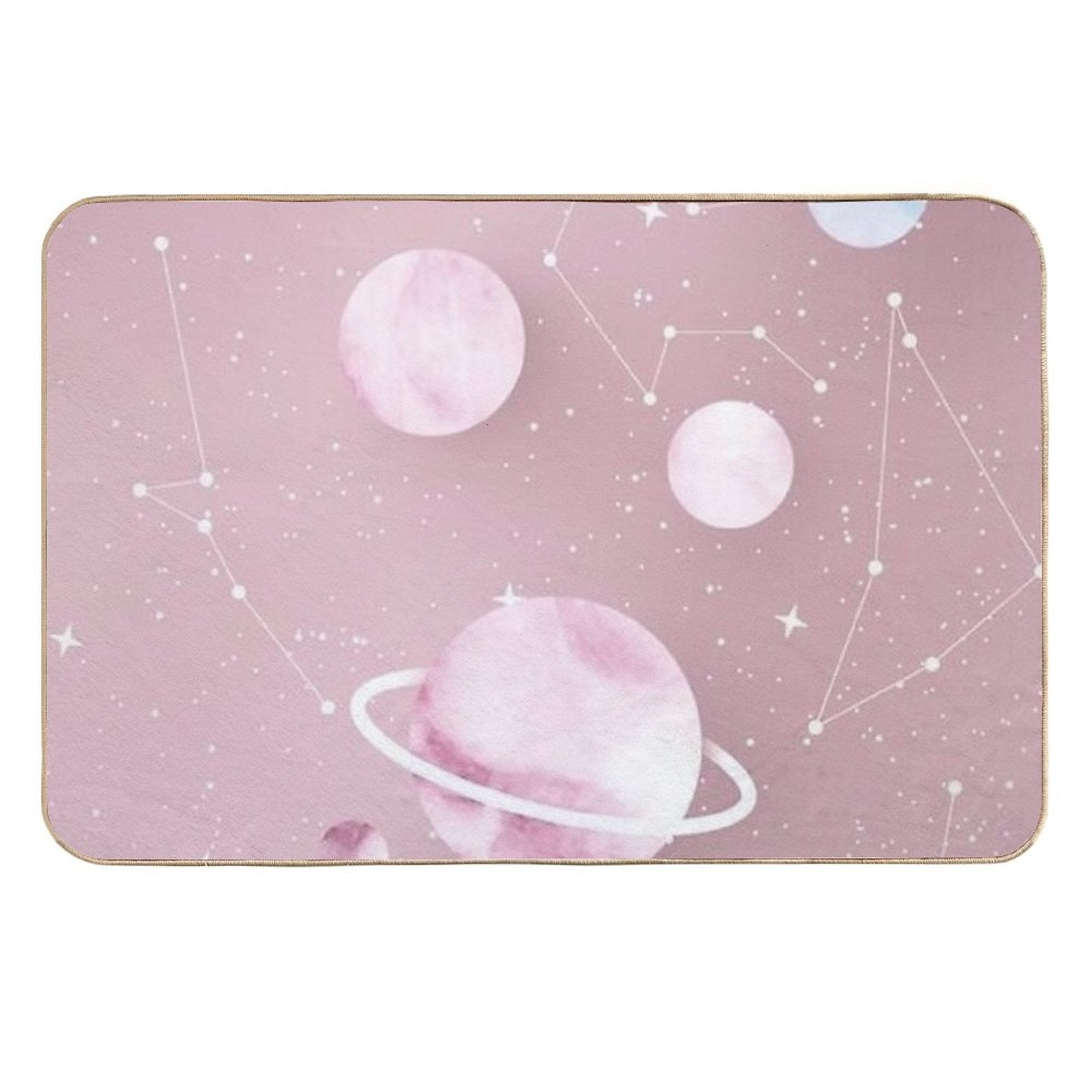 Planets Vsco  Long-Lasting Bath Mat