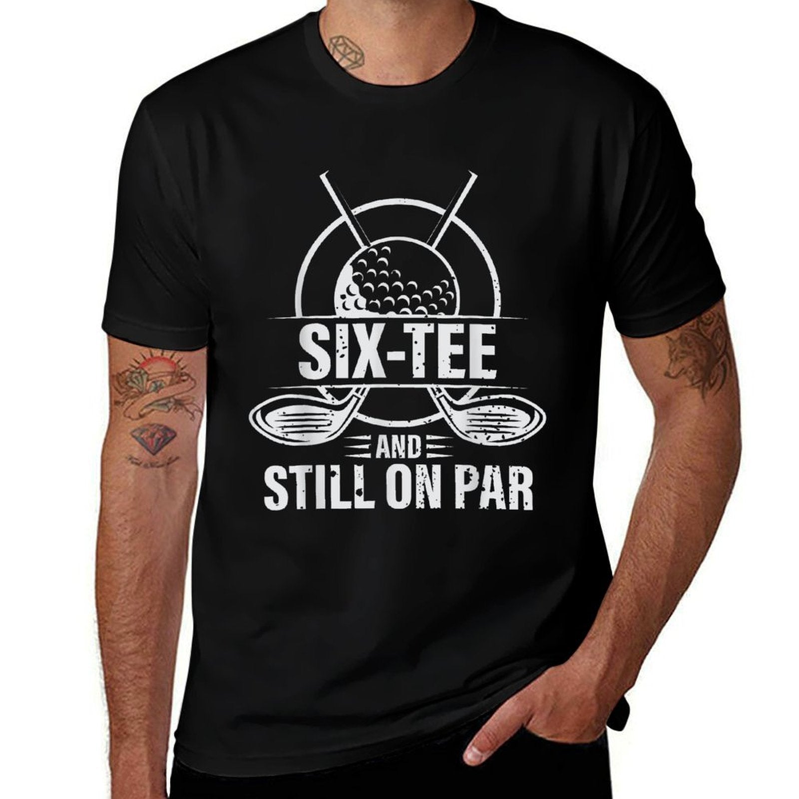 Funny 60th Birthday Golf Pun Golfing 60 Year Old Golfer  Wrinkle-resistant T-Shirt