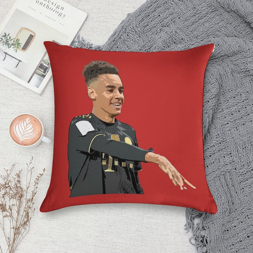 Jamal Musiala Soft Washable Throw Pillow