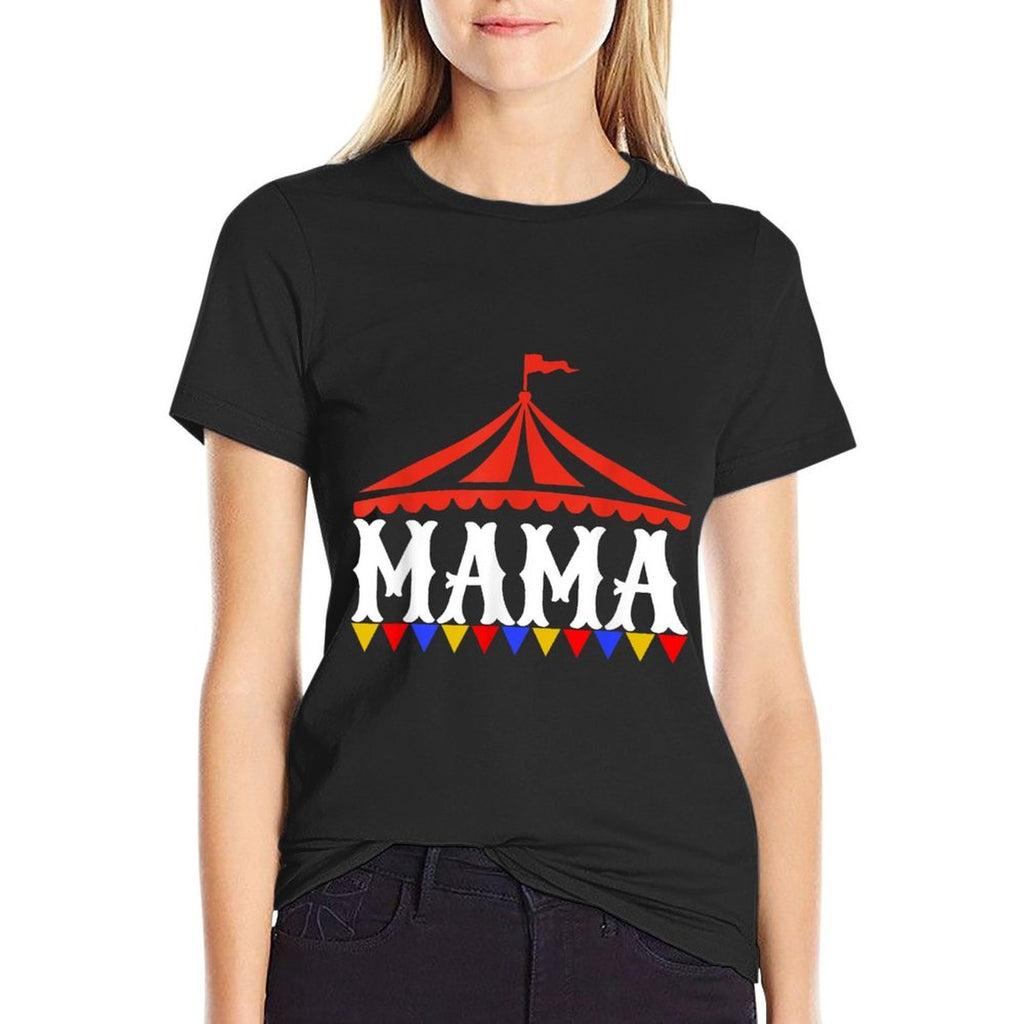 Circus Mama of The Birthday Boy & Girl Carnival Family  Soft T-Shirt