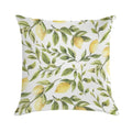Summer Yellow Lemon Citrus And Green Foliage Soft Washable Throw Pillow