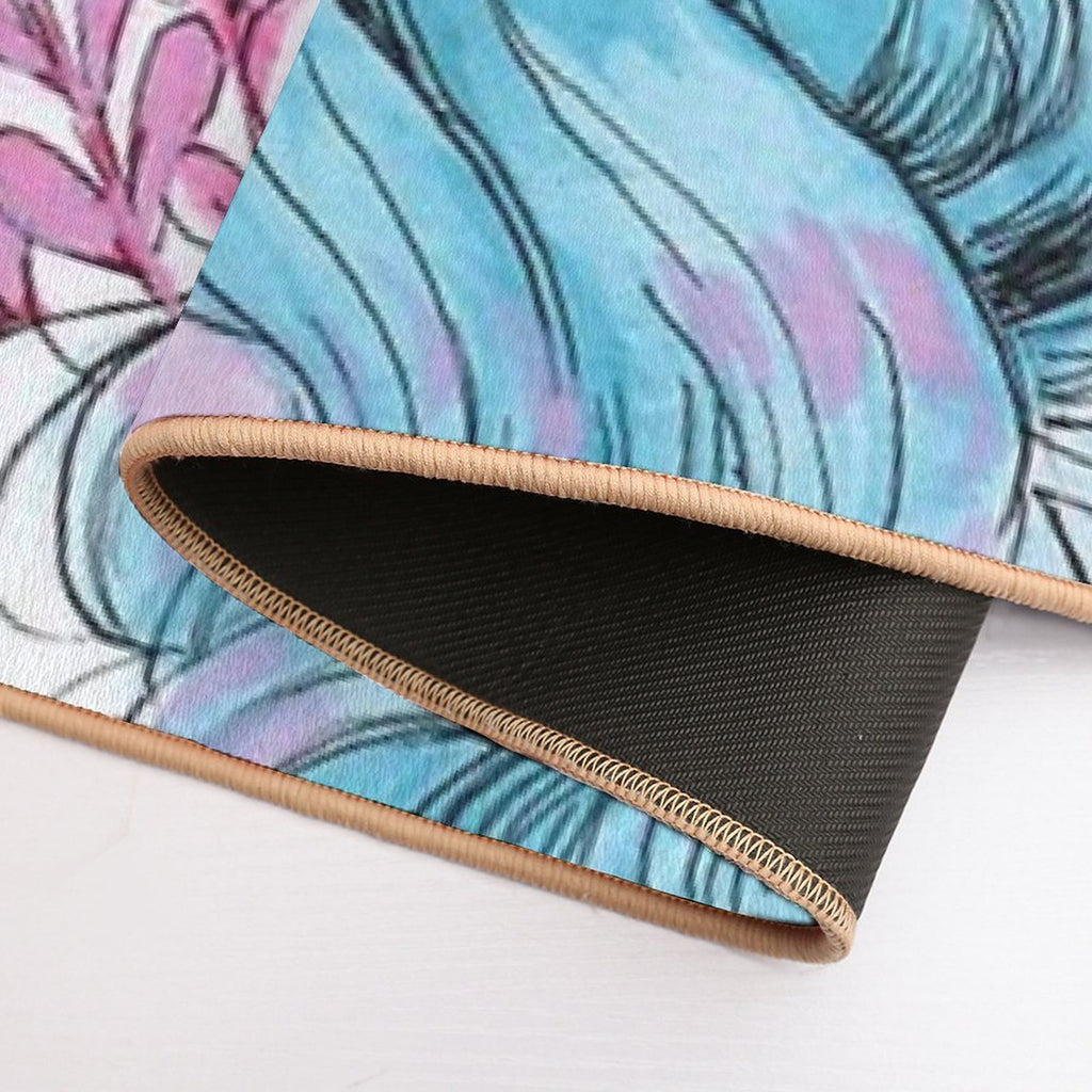 Pearlescent Mermaid  Easy Maintenance Bath Mat