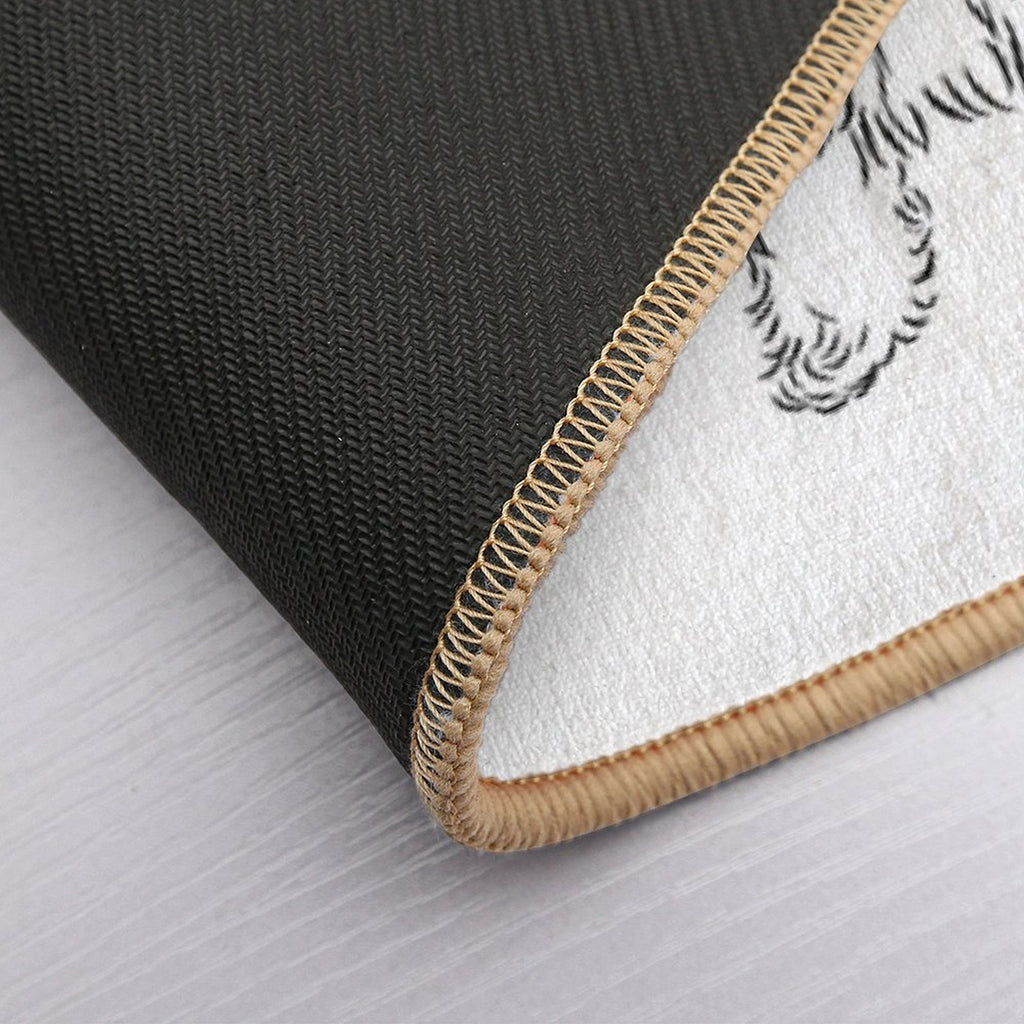 My Little Westie  (please Message Me BEFORE You Order to Add Your Own Name)  Slip-Resistant Bath Mat