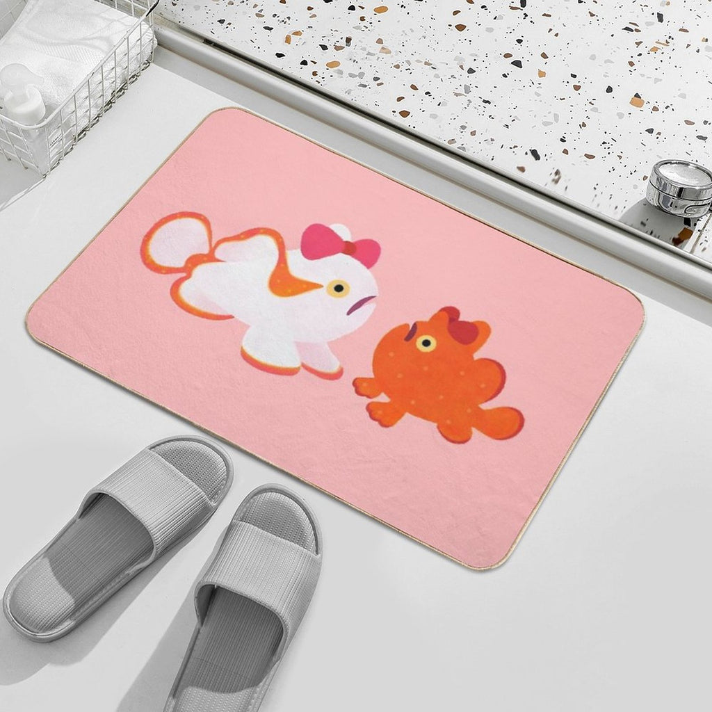 Ribbon Frogfish Durable Bath Mat