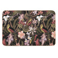 Vintage Parrot Jungle Botanical Garden 1 Nightgarden  Easy Maintenance Bath Mat