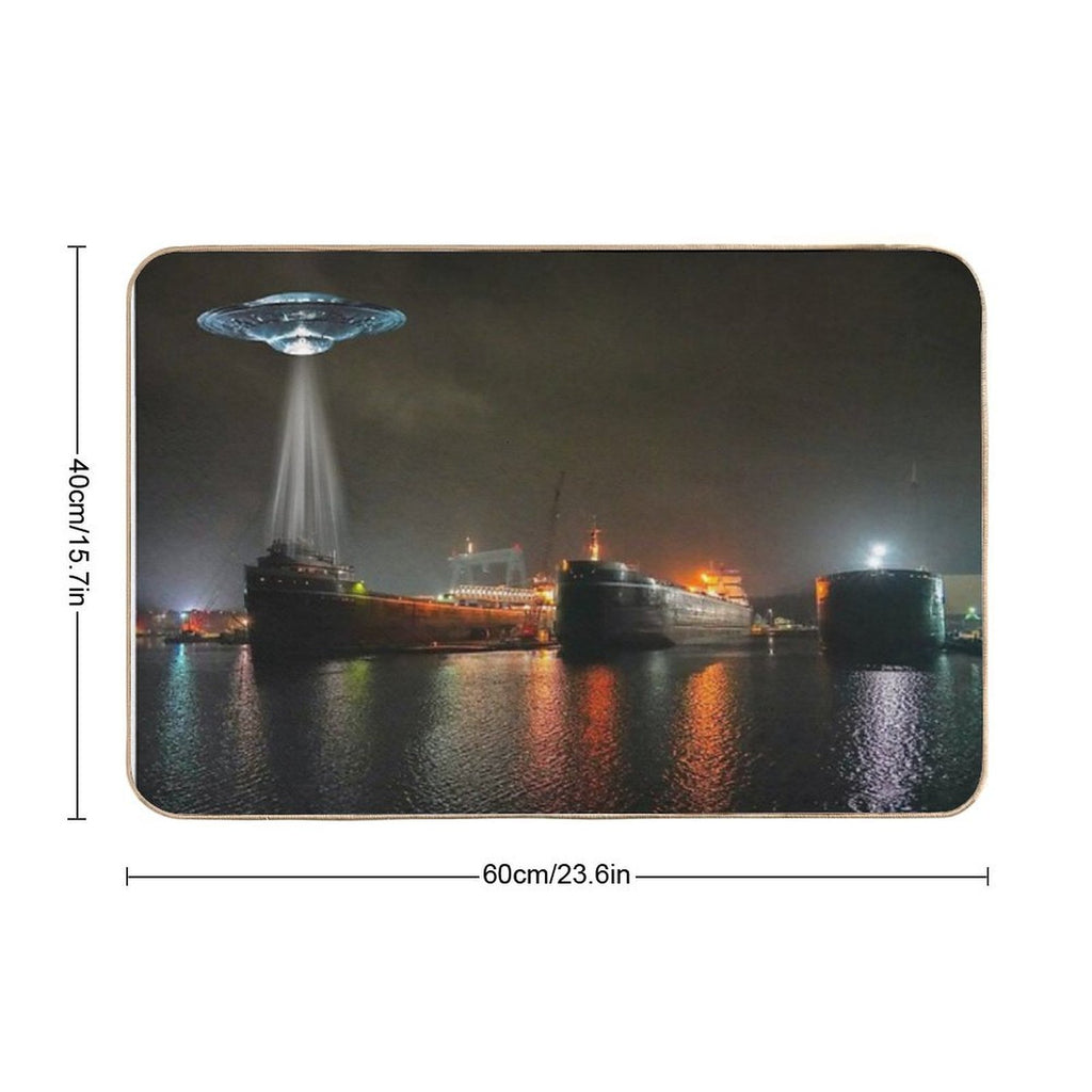 Unidentified Freight Object  Eco-Friendly Bath Mat