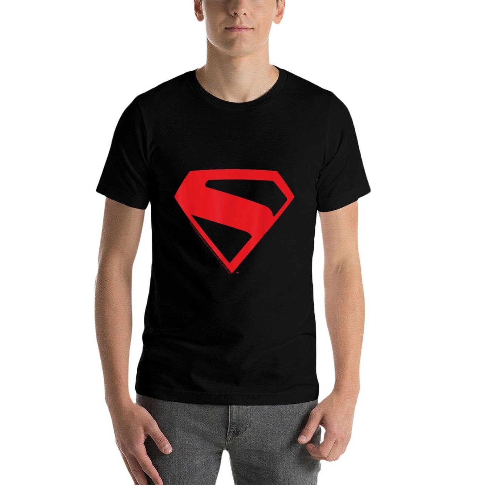 New Superman Movie Design Superman Silhouette  Eco-friendly Material T-Shirt