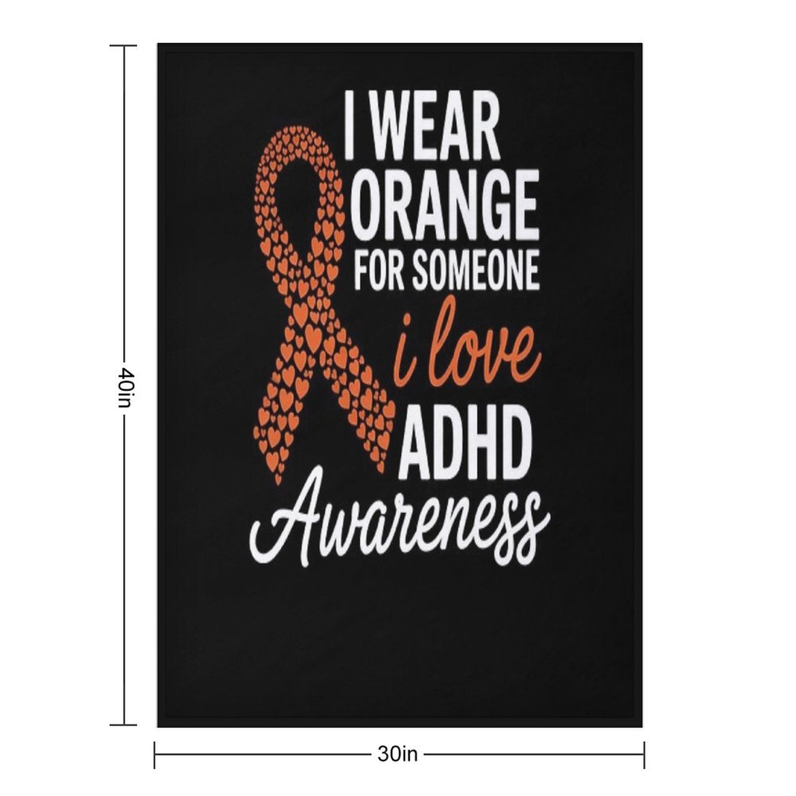 ADHD Awareness Month ADHD Embrace Neurodiversity Velvety-soft Throw Blanket