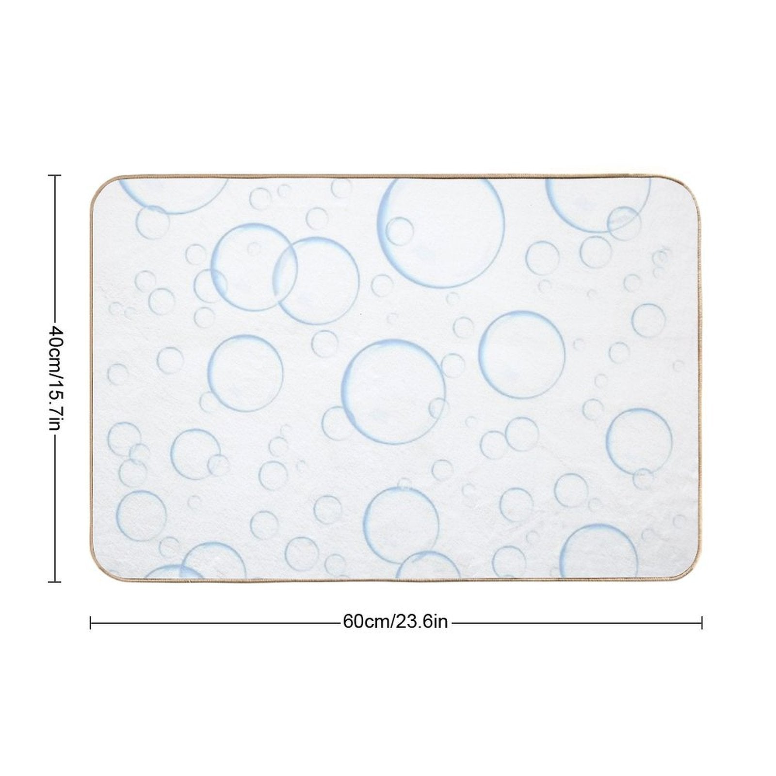 Bubbles  Non-Slip Bath Mat