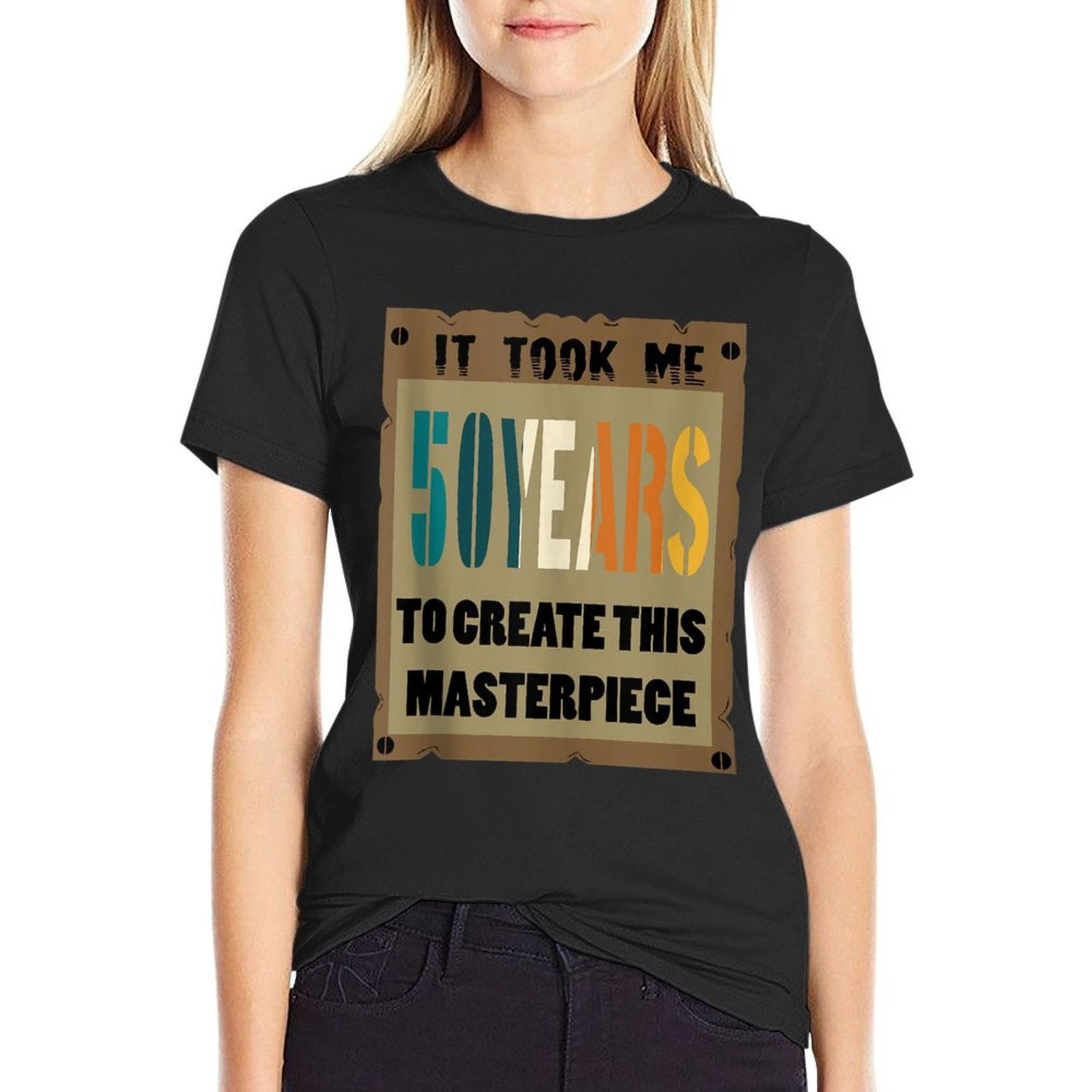 Funny 50 Years Old Joke 50th Birthday  Breathable T-Shirt