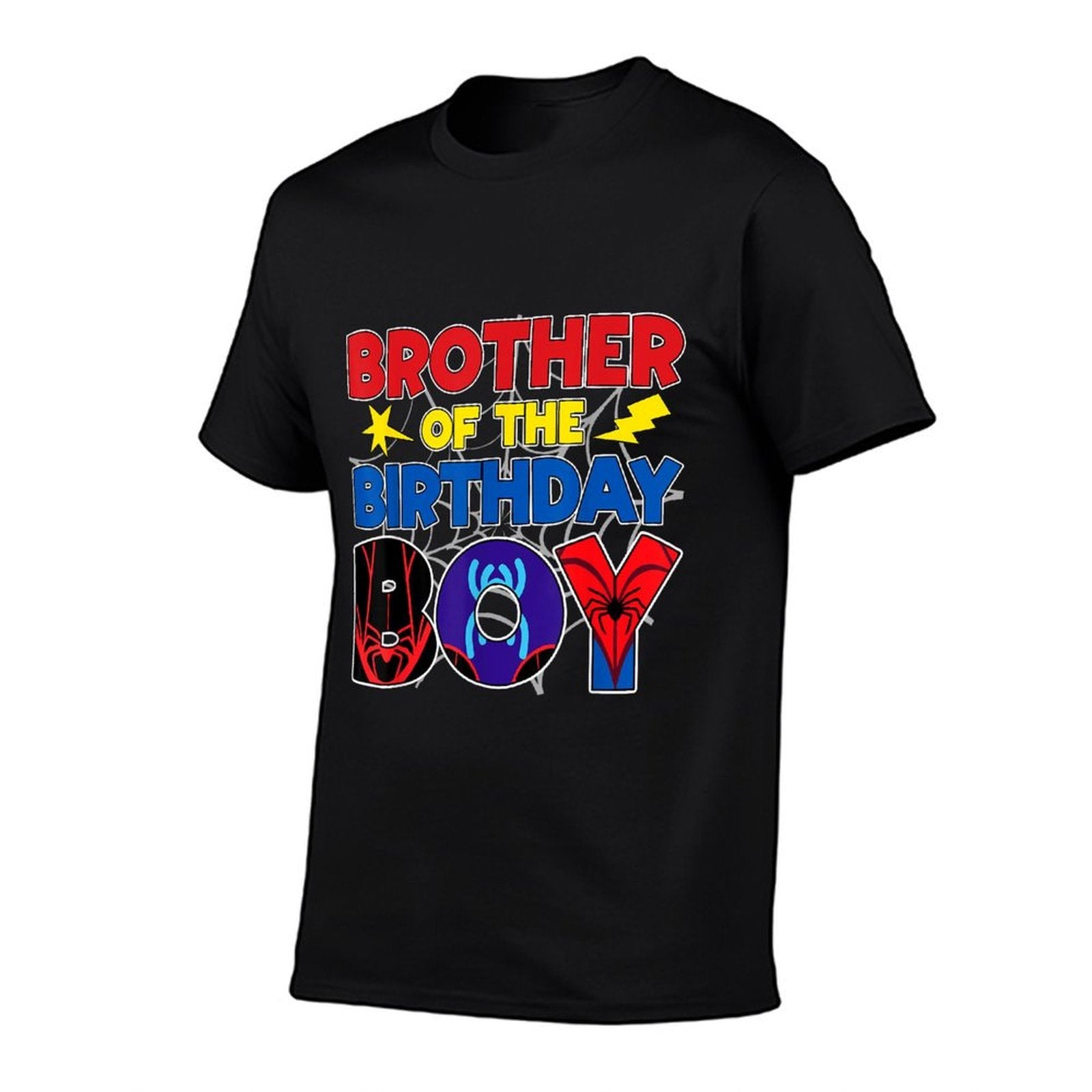 Brother Of The Birthday Boy Matching Spider Family Birthday  Breathable T-Shirt