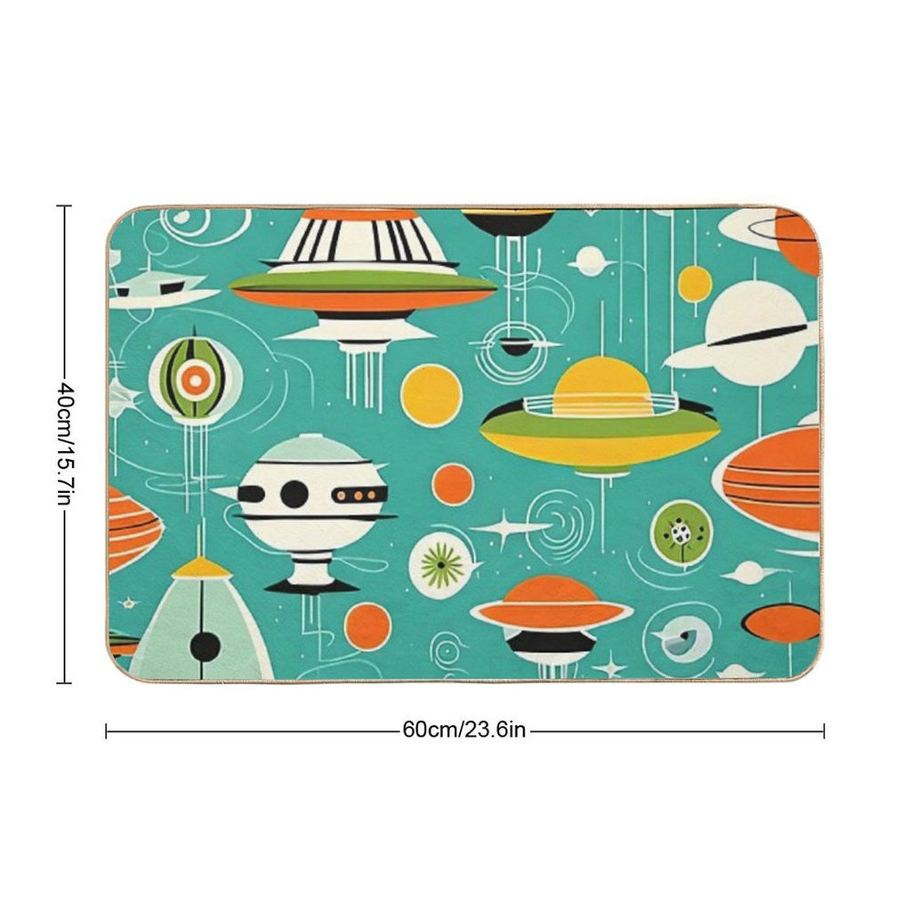 Atomic Bombs  Repositionable Bath Mat