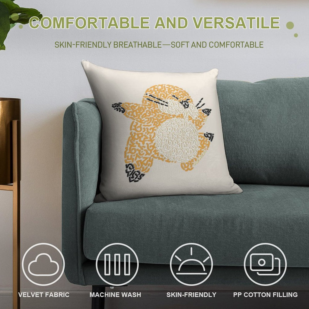 Monty Mole Soft Easy Maintenance Throw Pillow