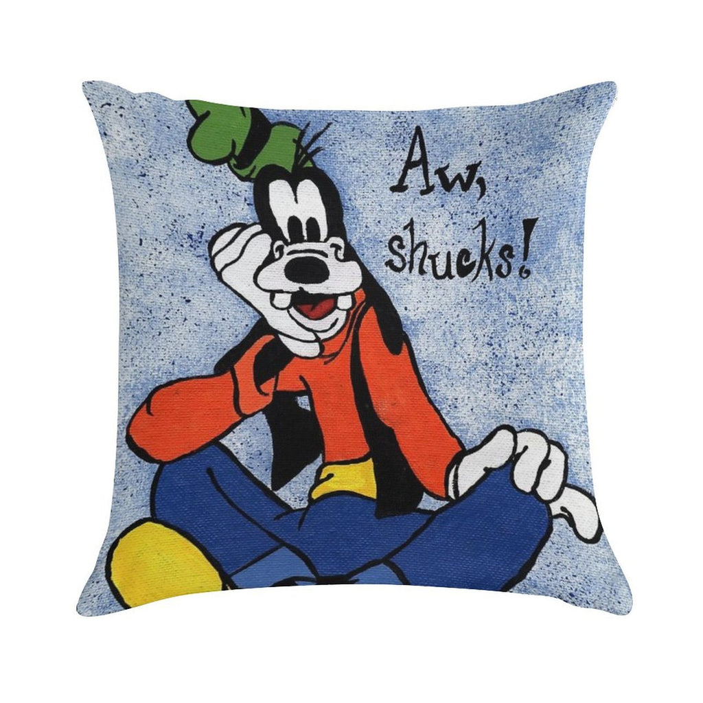 Goofy Painting Soft Easy Maintenance Throw Pillow