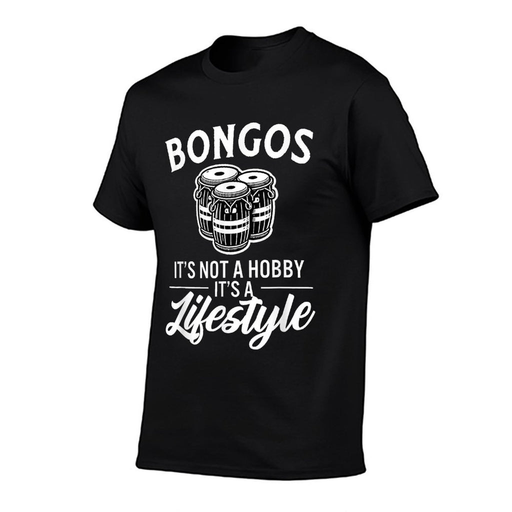 Bongos Its Not A Hobby Its A Lifestyle Bongo Drummer  Moisture-wicking T-Shirt
