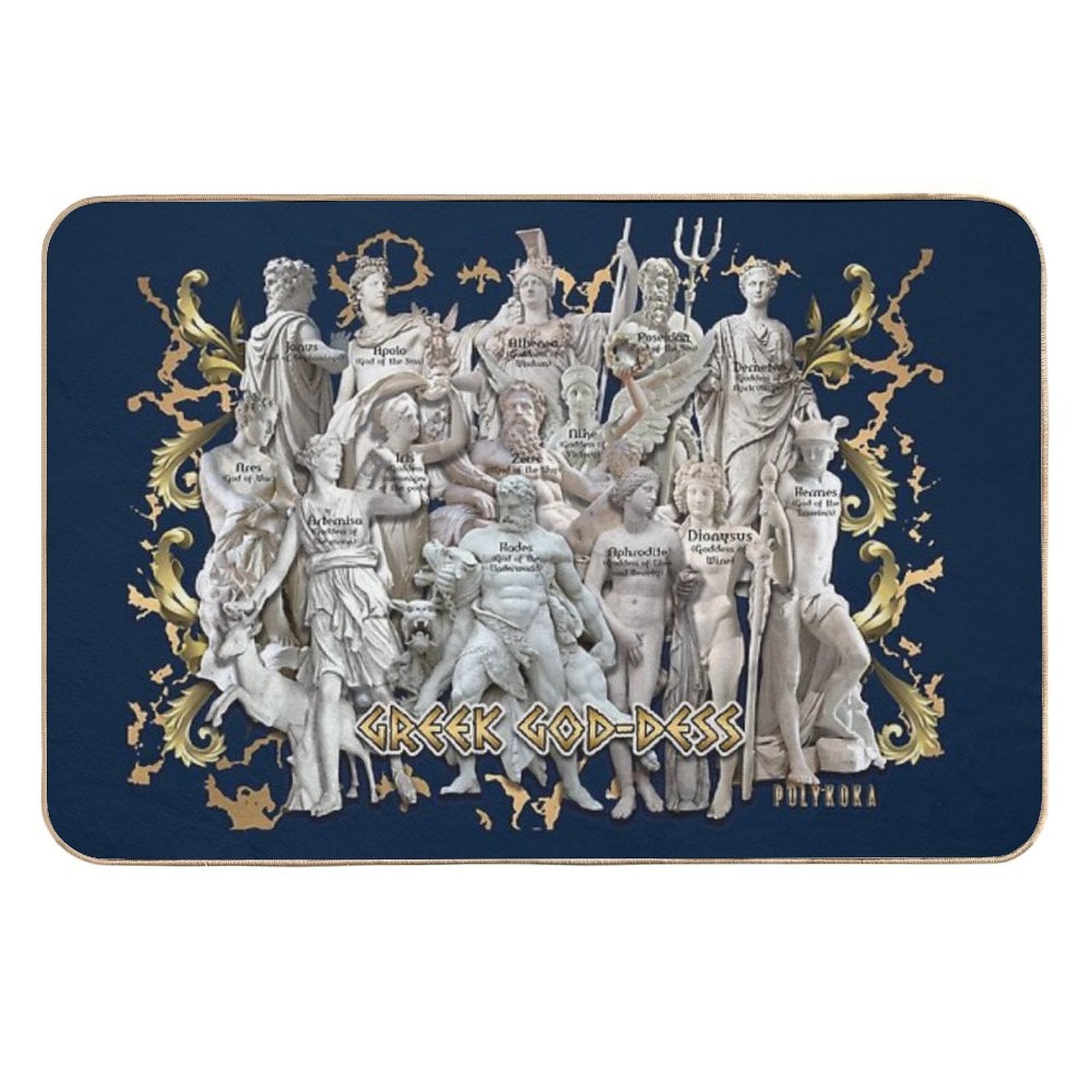 Greek God-Dess  Long-Lasting Bath Mat